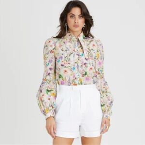 Aqua Blu Sophia Floral Blouse